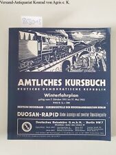 Amtliches kursbuch deutsche gebraucht kaufen  Vaalserquartier