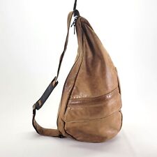 Ameribag Healthy Back Bag Leather Sling Backpack 17" Purse Shoulder Distressed for sale  Shipping to South Africa