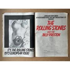 Rolling stones 1973 for sale  CHESTERFIELD