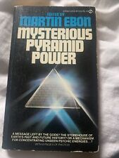 Mysterious Pyramid Power Martin Ebon 1976 primer sello PB metafísica oculta  segunda mano  Embacar hacia Argentina