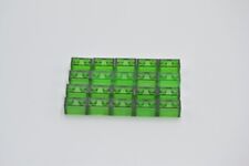 LEGO 20 x Basisstein durchsichtig Trans-Green Brick 1x2 without Bottom Tube 3065 comprar usado  Enviando para Brazil