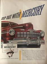 1946 Mercury Ford Motor Company VTG 1940s ANÚNCIO IMPRESSO Roomy Step Out With Mercury comprar usado  Enviando para Brazil