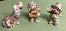 clowns set 3 porcelain for sale  Broadus