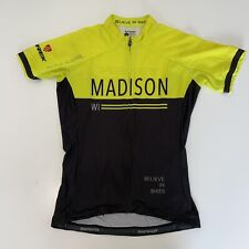 Camiseta deportiva de ciclismo BONTRAGER Trek con cremallera completa para mujer pequeña ajustada Madison WI personalizada segunda mano  Embacar hacia Argentina