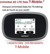 Nieograniczony hotspot danych 4G LTE - T-Mobile Hotspot - 1 miesiąc za darmo - 70 USD miesięcznie, używany na sprzedaż  Wysyłka do Poland