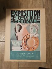 Affiches anciennes exposition d'occasion  Bessay-sur-Allier
