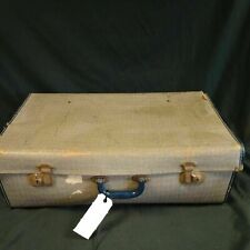 Vintage suitcase blue for sale  HOLYHEAD