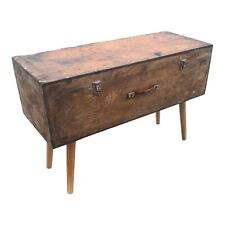 Rustic wooden chest for sale  BUDE