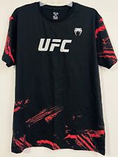 Camisa Venum UFC Walkout preta/vermelha GG manga curta treino academia treino, usado comprar usado  Enviando para Brazil