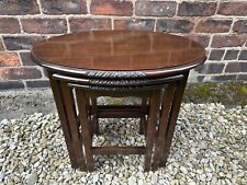 Used, Antique Style Mahogany Nest of  3 Coffee -Lamp Tables. for sale  Shipping to South Africa