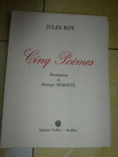 Jules roy. poèmes. d'occasion  Plaisance-du-Touch