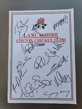 2009 signed lancashire for sale  CHELMSFORD
