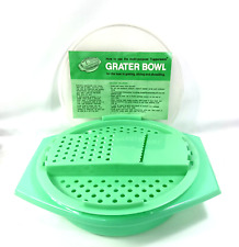 Rallador de queso Tupperware 786-7 vintage plástico verde con tapa MCM segunda mano  Embacar hacia Mexico