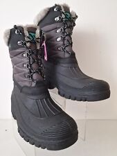 CAMPRI Mid Calf Snow Boots Ladies Lace Up GREY Size UK 7 EU 40 NEW for sale  Shipping to South Africa