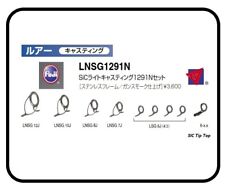 1set Fuji SIC LNSG Gunsmoke Frame Bass Lure Casting Fishing Rod Guides LNSG1291 for sale  Shipping to South Africa