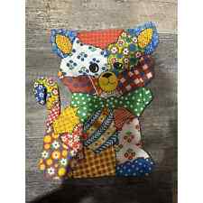 Almohada de tela GATO de colección corte n costura gatito patchwork corte y cosido segunda mano  Embacar hacia Mexico