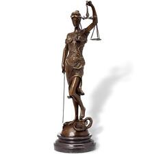 Bronze sculpture justitia for sale  Shipping to Ireland