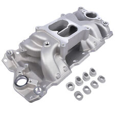 Dual Plane Air-Gap Intake Manifold 7501 For 1955-1986 Small Block Chevy 262-400 for sale  Shipping to South Africa