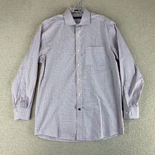 Tommy Hilfiger Regular Button Up Shirt Mens Large Blue Multi Plaid Long Sleeve for sale  Shipping to South Africa