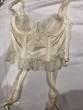 Ivory basque corset for sale  UK