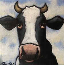 Tableau portrait vache d'occasion  Saint-Erme-Outre-et-Ramecourt