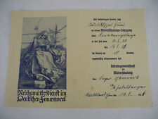 Militaria german document d'occasion  Expédié en Belgium