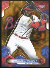 2023 Bowman's Best Rookie Gold Lava Refractor MICHAEL HARRIS II 57/75 #27 RC SSP for sale  Shipping to South Africa
