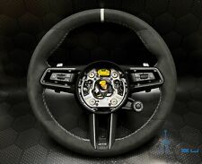 Volante Porsche genuíno Race-Tex GT3 992 prata/giz GTS plug&play comprar usado  Enviando para Brazil