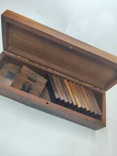 Dominoes Game Marshall Collegiate Wood Dominoes In Wood Storage Box for sale  Shipping to South Africa