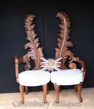 Par de sillones de hoja - sillón decorativo para interiores segunda mano  Embacar hacia Argentina