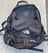 Vintage The North Face Wasatch 17" Black on Black Day Pack Backpack Bag Hike for sale  Shipping to South Africa