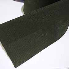 FULL ROLL 10.5 metres of VINTAGE Strong strapping upholstery webbing army green for sale  Shipping to South Africa