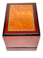 Orbita Lacquered Teakwood Inlay High Gloss Finish Single Watch Winder Box for sale  Shipping to South Africa