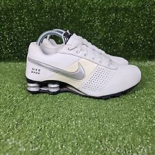 Nike Shox Deliver 2010 White Leather Athletic Sneakers Womens Size 8.5 7Y  for sale  Shipping to South Africa