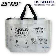 Bolsa Tote Off-White Nike Lab Branca Tyvek Campus Virgil Abloh Chicago [25"x19"] comprar usado  Enviando para Brazil