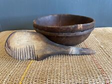 hand carved wooden bowl for sale  Dundee