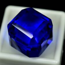 51,45 ct Naturalny przezroczysty niebieski tanzanit Cube Box Certyfikat GRY Kamień szlachetny 2286 na sprzedaż  Wysyłka do Poland