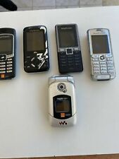 LOT 5 SONY ERICSSON W300I  F305 K310I T290I T280I portable mobile pour pièces  comprar usado  Enviando para Brazil