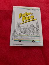 Fahrplan 1989 stadtwerke gebraucht kaufen  Arzheim