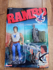 Figura vintage de Coleco John Rambo sin usar en caja en tarjeta segunda mano  Embacar hacia Mexico