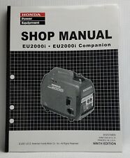 Honda EU2000i Portable Generator Shop Repair Service Manual  for sale  Shipping to Canada