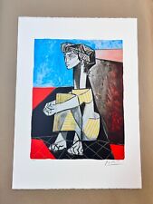 Pablo Picasso Portrait of Jacqueline, 1954 Pl.Signed Hand-Number Ltd Ed Print, used for sale  Shipping to South Africa