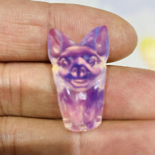 1"+Opala rosa natural quartzo crânio de morcego esculpido à mão cristal reiki cura 1 peça comprar usado  Enviando para Brazil