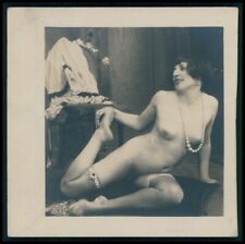h French full nude woman Grundworth original old 1925 gelatin silver small photo for sale  Shipping to South Africa