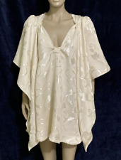 Vintage white brocade for sale  Shipping to Ireland
