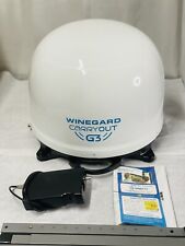 Antena de TV por satélite automática portátil Winegard GM-9000 Carryout G3 blanca, usado segunda mano  Embacar hacia Argentina