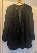 Size beaded jacket for sale  STOKE-ON-TRENT