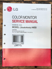 Manual de servicio de monitor LG StudioWorks 440Si *Original* segunda mano  Embacar hacia Argentina
