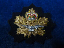 Orig Vintage Bullion Wire Cap Badge "Canadian Forces - Air Force" for sale  Shipping to South Africa