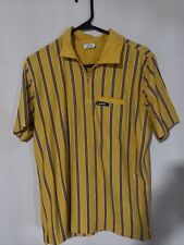 Camisa polo masculina listrada azul amarela uniforme funcionário IKEA  comprar usado  Enviando para Brazil